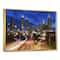 Designart - Atlanta Skyline Twilight Blue Hour - Cityscape Framed Canvas Print